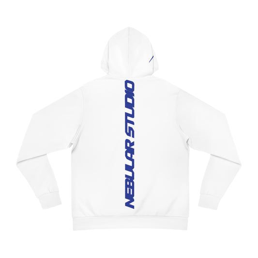 Nebular Studio Graphic Hoodie - Bold Blue Streetwear Pullover