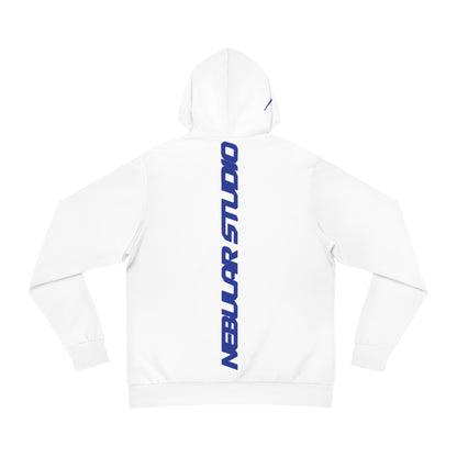 Nebular Studio Graphic Hoodie - Bold Blue Streetwear Pullover