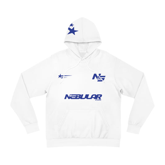 Nebular Studio Graphic Hoodie - Bold Blue Streetwear Pullover